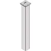 A single table leg with a mounting plate on top, shown against a white background. Produktbild-Vorschau