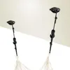 Two black hammock suspension systems are shown against a light background. Anteprima dell’immagine prodotto