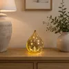 LED Deko-Tropfen 15 cm Frosty-Gold mit Timer 6h/18h Produktbild-Vorschau 11