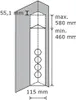 THEBO ST 3007 Energie-Ecksaeule Edelstahl 4-fach ohne Produktbild-Vorschau 2
