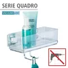 WENKO Edelstahl Bad Wand Ablage Regal Bad Küchen QUADRO Produktbild-Vorschau 2