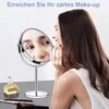 8palcové velké oboustranné kosmetické zrcadlo 1X/10X, Náhled obrázku produktu 3
