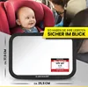Spiegel Auto Baby Rücksitzspiegel - Bruchsicherer Produktbild-Vorschau 2
