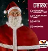 DETEX® Weihnachtsmann Kostüm 5tlg. Set Nikolaus Anzug Produktbild-Vorschau 4