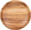 Holzteller Akazie rund 15cm  Holz Schale Obstteller Deko Produktbild-Vorschau 1