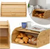 Brotkasten aus Bambus 38x28x18 cm mit Rollladen, großer Produktbild-Vorschau 3