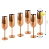 Echtwerk  Sekt-/Champagnerkelch Set 6tlg aus Edelstahl, Produktbild-Vorschau 3