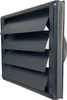 Edelstahl Abluftgitter LG-5015 BL DIN 150 Schwarz Produktbild-Vorschau 1