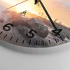 Wanduhr - Rund - Glasuhr - Meer Strand Felsen - 40x40cm - Produktbild-Vorschau 5