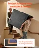 Two people carrying a large moving blanket up a staircase. Anteprima dell’immagine prodotto