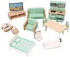 Dřevěný útulný domeček pro panenky - Adam Toys Náhled obrázku produktu 5