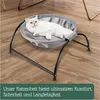 Pfotenolymp Katzenbett Flauschige Katzenhngematte  Erhhtes Produktbild-Vorschau 5