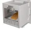 Keystone Modul RJ45 CAT 6a 180° Anschluss frontale Produktbild-Vorschau 3