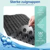 Badematte Duschmatte - 100x40cm - Antirutschmatte Schwarz Produktbild-Vorschau 6