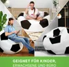Green Bean Fußball-Sitzsack 90cm mit 250 Liter EPS Perlen Produktbild-Vorschau 3