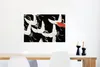 MuchoWow® Poster Kranich - Rot - Weiß - Japandi 60x40 cm - Produktbild-Vorschau 5