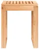 vidaXL Sgabello da bagno 40x30x46 cm in legno massiccio di Anteprima dell’immagine prodotto 3