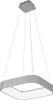 A modern, square pendant light fixture with rounded edges, suspended by thin wires from a ceiling canopy. Náhled obrázku produktu