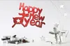 New Year Schild Weihnachtsdeko Gartendeko Innen Außen Wand Produktbild-Vorschau 3