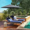 COSTWAY ombrellone doppio 380x200cm con manovella e 12 Anteprima dell’immagine prodotto 2
