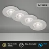 LED vstavané svietidlá do kúpeľne stmievateľné sada 4 4,9W Náhľad obrázku produktu 2