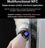 A person wearing a smartwatch is shown near an access control point. Náhled obrázku produktu