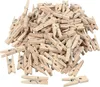 100x mini dřevěné kolíčky na prádlo, 25 mm: Dřevěné kolíčky Náhled obrázku produktu 1