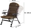 CampFeuer Angelstuhl, Camouflage braun, Höhenverstellbar, Produktbild-Vorschau 3