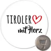 Huuraa Magnet Tiroler mit Herz 59mm Kühlschrankmagnet rund Produktbild-Vorschau 1