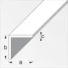alfer Winkel 2 m, 20 x 20 mm PVC (Kunststoff) glatt schwarz Produktbild-Vorschau 2