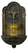Teamson Home Fleur-de-Lis Wandbrunnen Outdoor 80 cm mit Produktbild-Vorschau 1