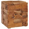The Living Store Tabouret avec espace de rangement en teck Voir les images du produit 8