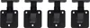 Four black handrail brackets are arranged in a row against a white background. Náhľad obrázku produktu