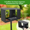 Vogelhuis met standaard, weerbestendig, metalen Productafbeelding-voorbeeld 4