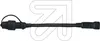 A black cable with connectors on both ends, shown against a white background with a watermark. Produktbild-Vorschau