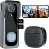 sonnette Vidéo 2K avec Caméra Sans Fil, IP66 Etanche, Voir les images du produit 1