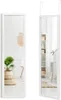 COSTWAY 33x119cm Celoplošné zrkadlo s háčikmi na zavesenie Náhľad obrázku produktu 1