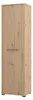 Camerano - Armoire 1 Porte, Chêne Marron Nœuds, 2 Étagères Voir les images du produit 2