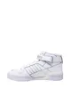 A white Adidas Forum Mid sneaker is shown from the side against a white background. Produktbild-Vorschau