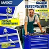 A mechanic in a workshop with a MASKO tool cart. Produktbild-Vorschau