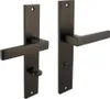 Langschildgarnitur Intersteel Hera WC 78 mm anthrazit matt Produktbild-Vorschau 1