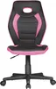 Chaise pivotante LUAN noir/rose pour enfants à partir de 6 Voir les images du produit 2