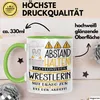 Wrestlerin Tasse Geschenk Lustig Abstand Halten Produktbild-Vorschau 3