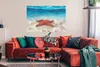 MuchoWow® Poster Meer - Aquarell - Seestern 120x80 cm - Produktbild-Vorschau 2