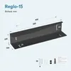 doporro Duschablage ohne Bohren 50 cm, Duschregal Schwarz Produktbild-Vorschau 7