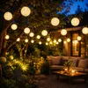 Solar Lichterkette 30 LED Lampions warmweiß – 6,5 m Garten Produktbild-Vorschau 7