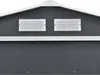 Gerätehaus aus Metall "Vegas" - 8,83 m² - Grau Produktbild-Vorschau 2