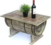 DanDiBo Couchtisch Wohnzimmer Vintage halbiertes Weinfass Produktbild-Vorschau 7