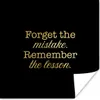 MuchoWow® Poster Zitat - Leben - Gold - Schwarz 50x50 cm - Produktbild-Vorschau 1