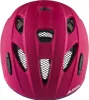 A top-down view of a pink bicycle helmet. Produktbild-Vorschau
